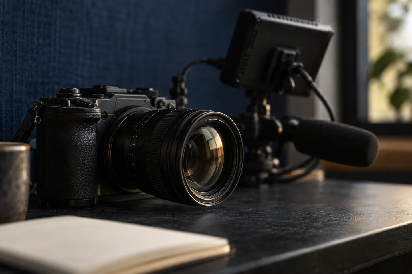 Fotografisches Motiv einer Kamera für die Creative-Produktion
